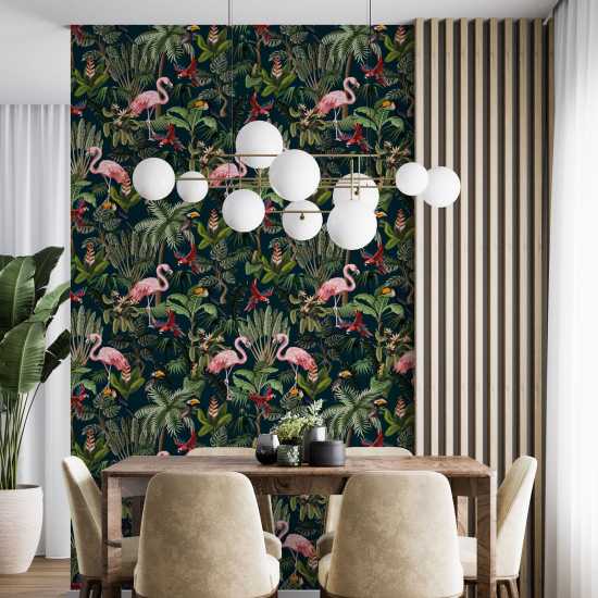 Wall Mural - Wallpaper - Pink Flamingos