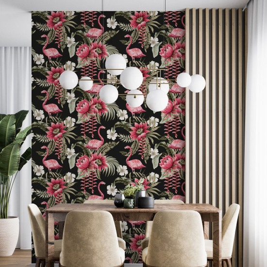 Wall Mural - Wallpaper - Pink Flamingos