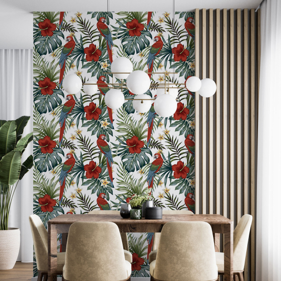 Wall Mural - Wallpaper - Tropical pattern