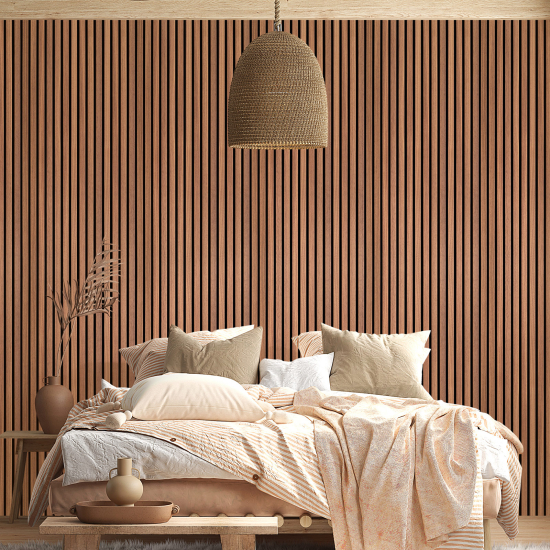 Wall Mural - Wallpaper - Wood Imitation Panels