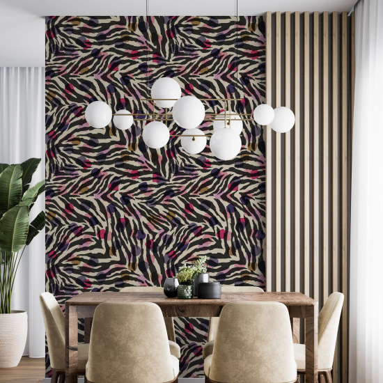 Wall Mural - Wallpaper - Zebra pattern