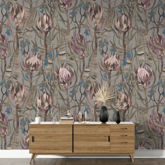 XL Wall Mural - Wallpaper - Botanical pattern