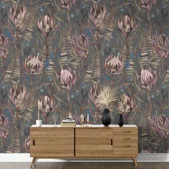 XL Wall Mural - Wallpaper - Botanical pattern