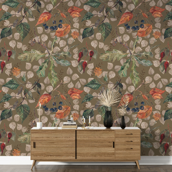 XL Wall Mural - Wallpaper - Botanical pattern