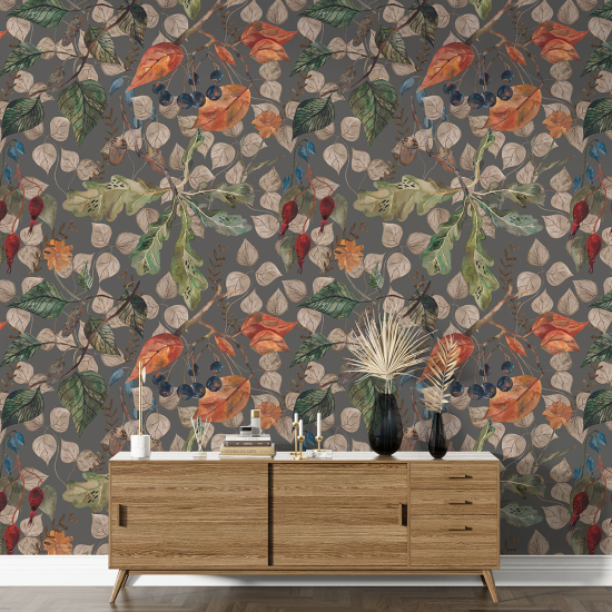 XL Wall Mural - Wallpaper - Botanical pattern