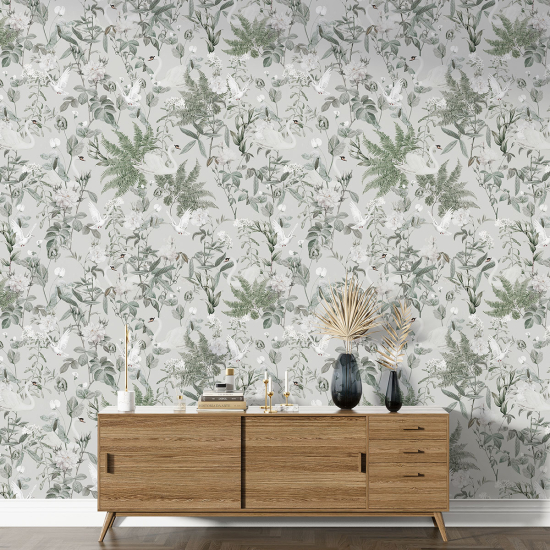 XL Wall Mural - Wallpaper - Botanical pattern