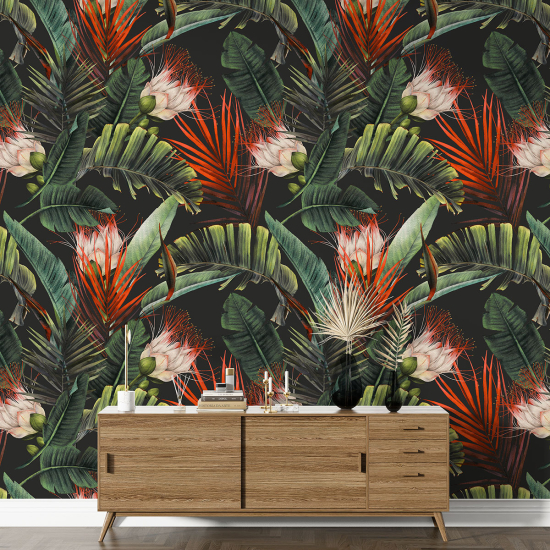 XL Wall Mural - Wallpaper - Botanical pattern