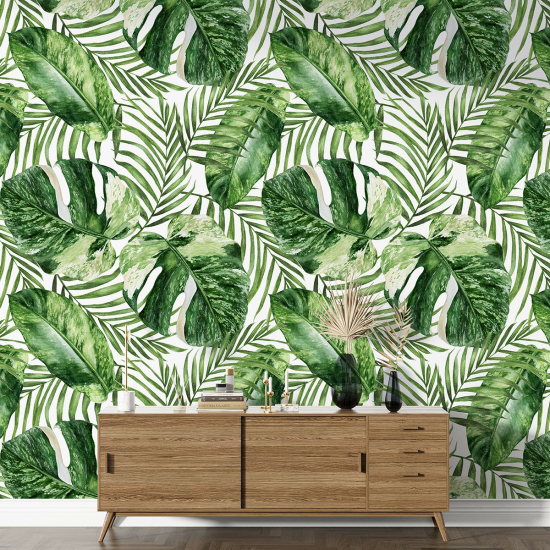 XL Wall Mural - Wallpaper - Botanical pattern