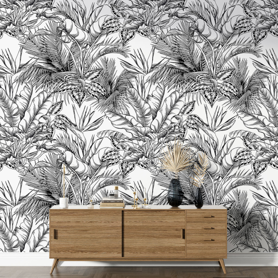 XL Wall Mural - Wallpaper - Botanical pattern