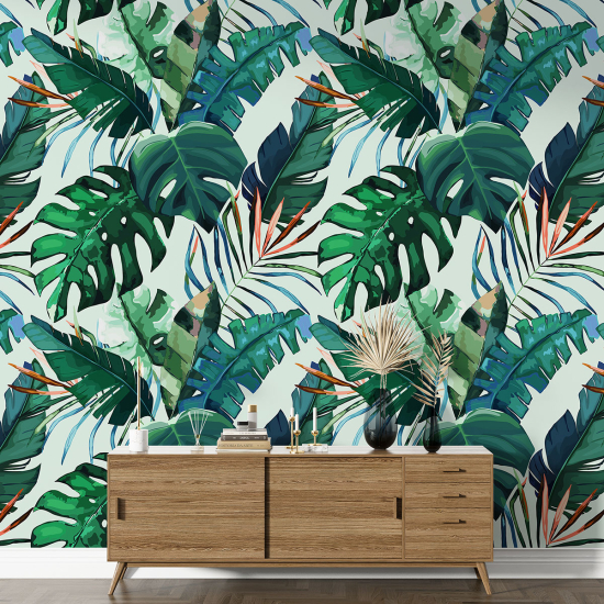 XL Wall Mural - Wallpaper - Botanical pattern