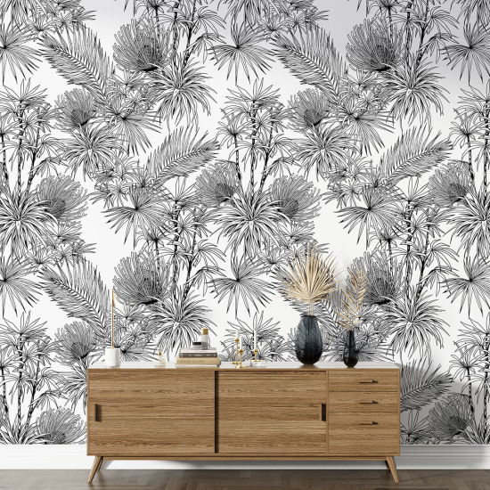 XL Wall Mural - Wallpaper - Botanical pattern