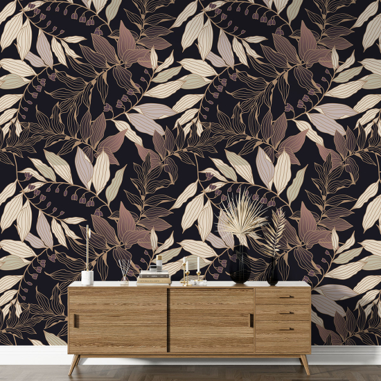 XL Wall Mural - Wallpaper - Botanical pattern