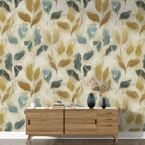 XL Wall Mural - Wallpaper - Botanical pattern