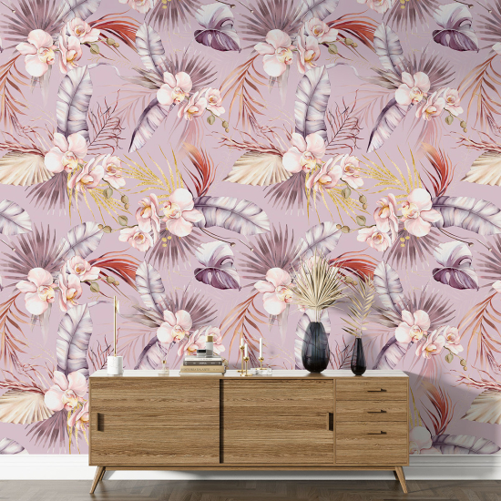 XL Wall Mural - Wallpaper - Floral pattern