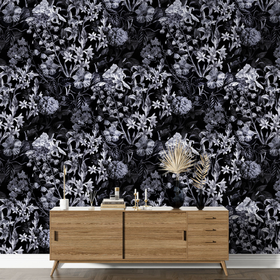 XL Wall Mural - Wallpaper - Floral pattern