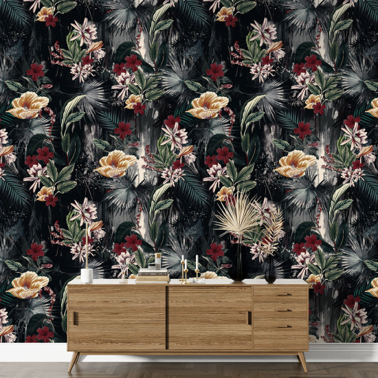 XL Wall Mural - Wallpaper - Floral pattern