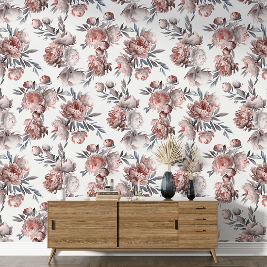 XL Wall Mural - Wallpaper - Floral pattern