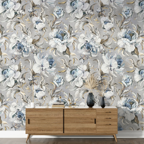 XL Wall Mural - Wallpaper - Floral pattern