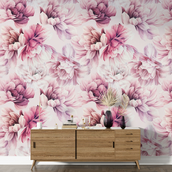 XL Wall Mural - Wallpaper - Floral pattern