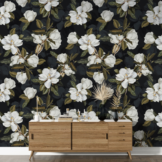 XL Wall Mural - Wallpaper - Floral pattern