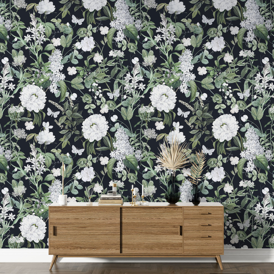 XL Wall Mural - Wallpaper - Floral pattern