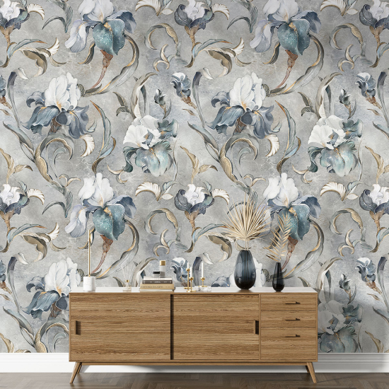 XL Wall Mural - Wallpaper - Floral pattern