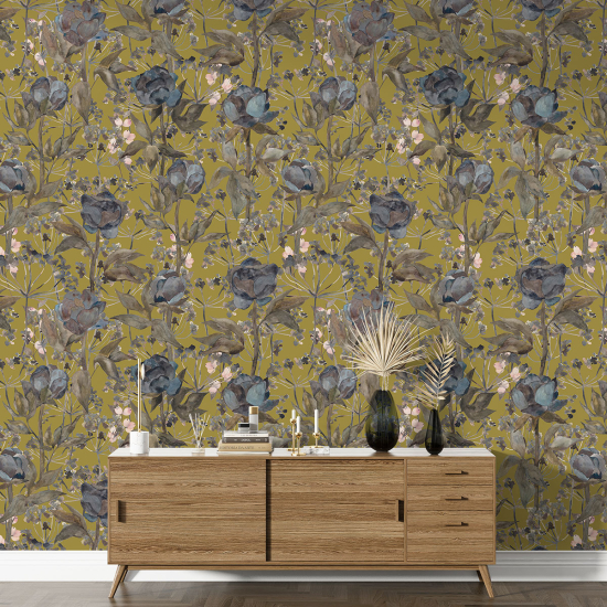 XL Wall Mural - Wallpaper - Floral pattern