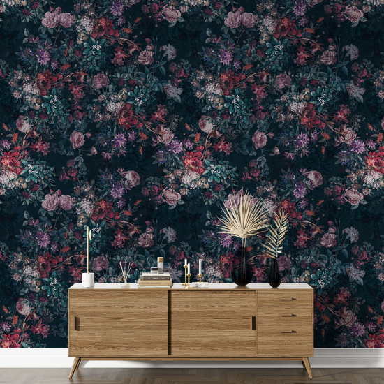 XL Wall Mural - Wallpaper - Floral pattern