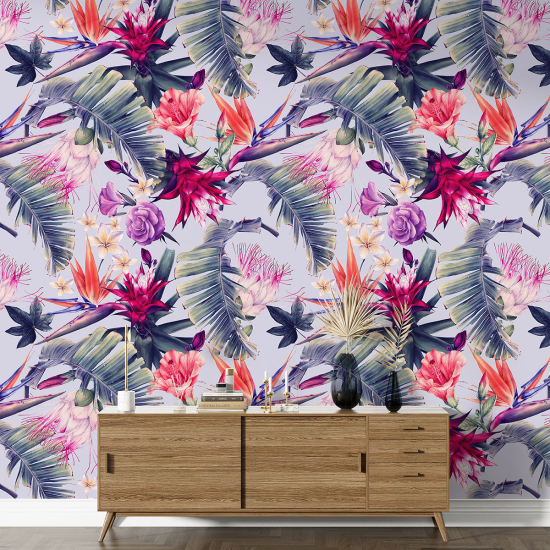 XL Wall Mural - Wallpaper - Floral pattern