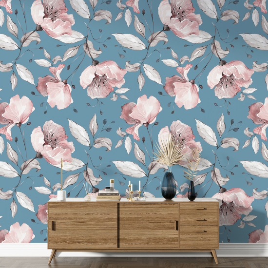 XL Wall Mural - Wallpaper - Floral pattern