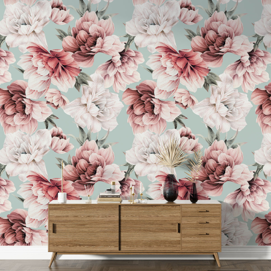 XL Wall Mural - Wallpaper - Floral pattern