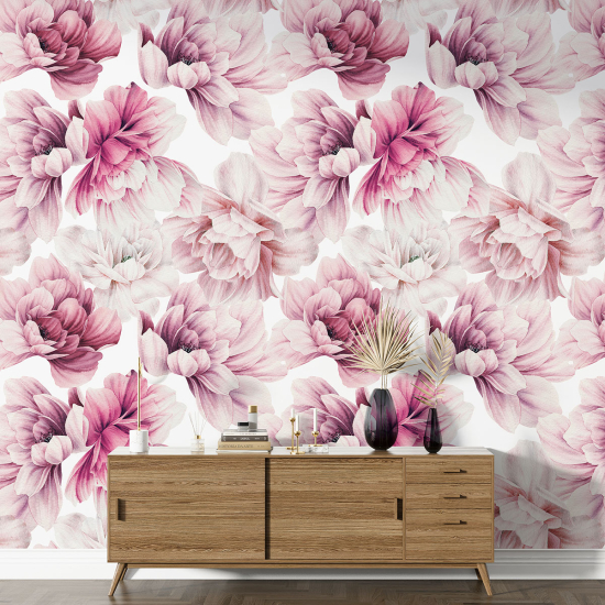 XL Wall Mural - Wallpaper - Floral pattern