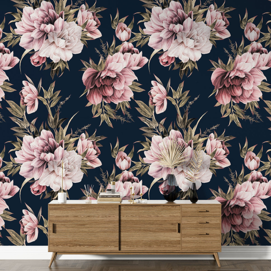 XL Wall Mural - Wallpaper - Floral pattern