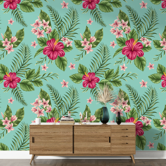 XL Wall Mural - Wallpaper - Floral pattern