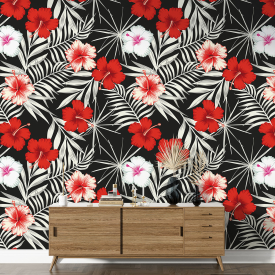 XL Wall Mural - Wallpaper - Floral pattern