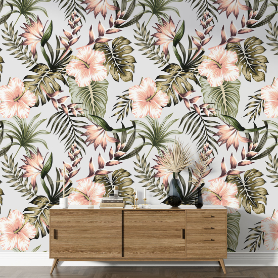 XL Wall Mural - Wallpaper - Floral pattern