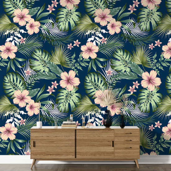 XL Wall Mural - Wallpaper - Floral pattern