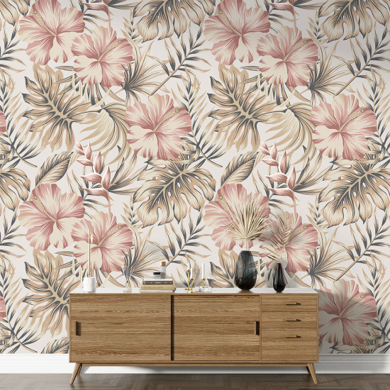 XL Wall Mural - Wallpaper - Floral pattern