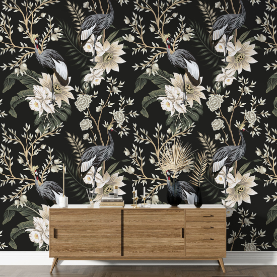 XL Wall Mural - Wallpaper - Floral pattern