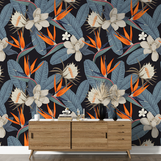 XL Wall Mural - Wallpaper - Floral pattern