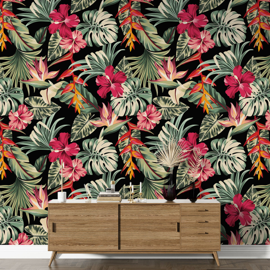 XL Wall Mural - Wallpaper - Floral pattern