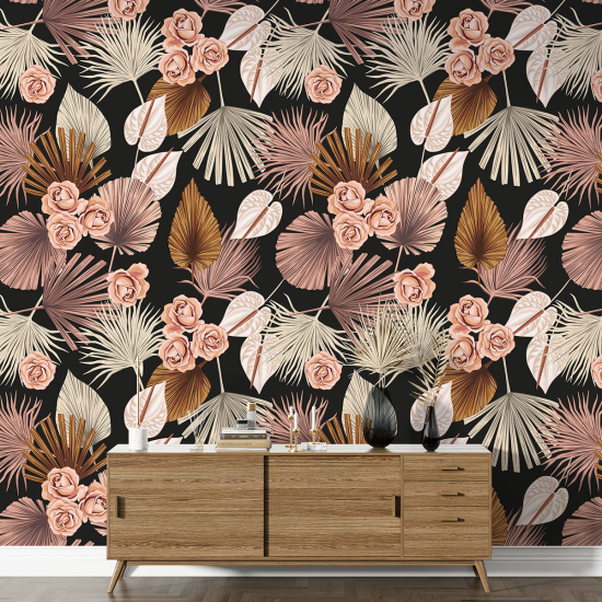 XL Wall Mural - Wallpaper - Floral pattern