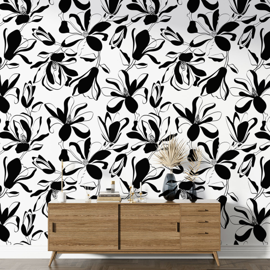 XL Wall Mural - Wallpaper - Floral pattern