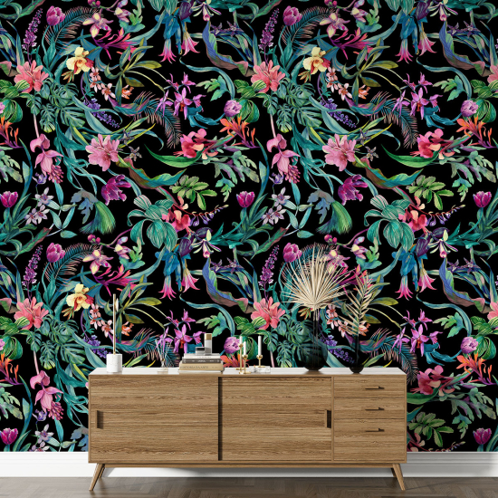 XL Wall Mural - Wallpaper - Tropical pattern