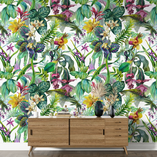 XL Wall Mural - Wallpaper - Tropical pattern