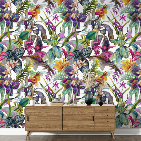 XL Wall Mural - Wallpaper - Tropical pattern