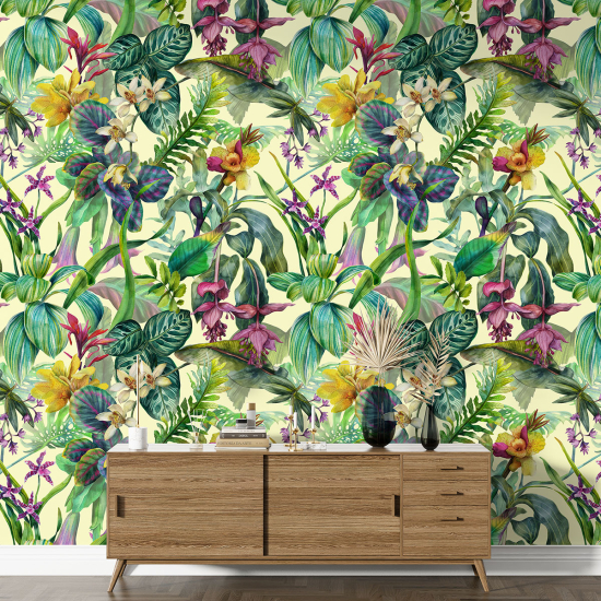 XL Wall Mural - Wallpaper - Tropical pattern