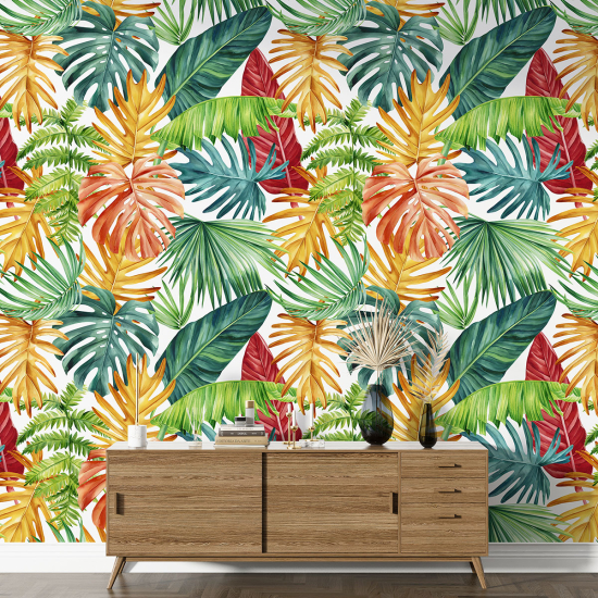 XL Wall Mural - Wallpaper - Tropical pattern