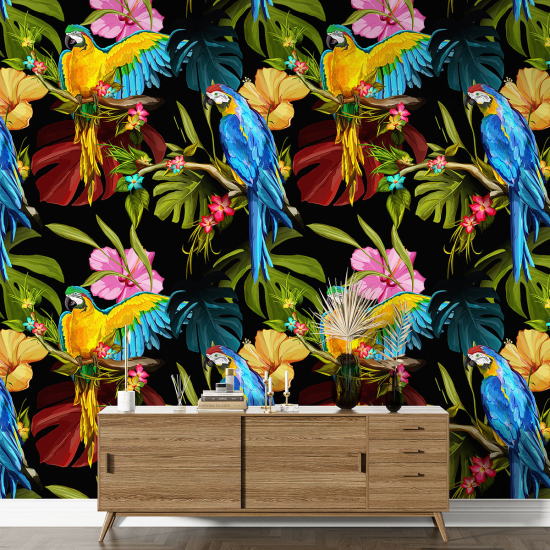 XL Wall Mural - Wallpaper - Tropical pattern