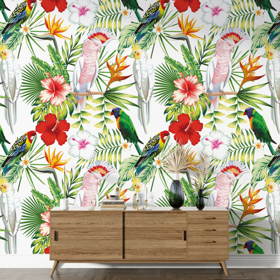 XL Wall Mural - Wallpaper - Tropical pattern